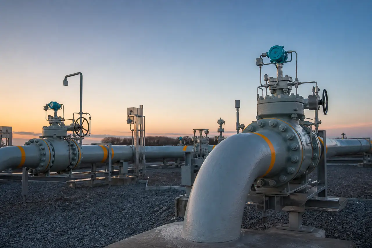 Industrial pipeline engineering scene for Hazardous Liquid Pipeline Accidents